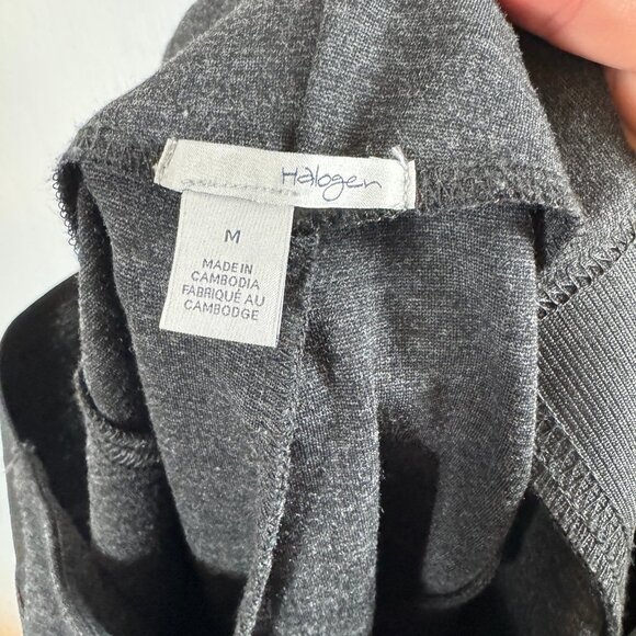 Halogen Charcoal Gray Pull-On Pants Women’s M Slim Stretch Trousers - Picture 8 of 9